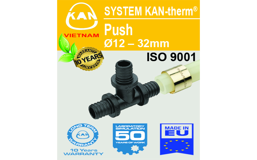 Ống nhựa PE-RT, PE-XC nhập khẩu EU | KAN-therm®