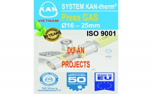 Dự án sử dụng ống nhựa phức hợp đa lớp PE-RT/Al/PE-RT cho hệ thống GAS | KAN-therm®