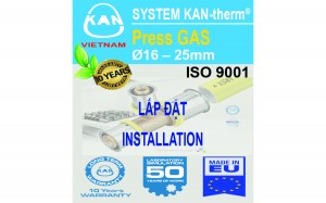 Hướng dẫn lắp đặt Ống nhựa phức hợp đa lớp PE-RT/Al/PE-RT cho hệ thống GAS | KAN-therm®