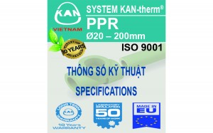 Thông số kỹ thuật ống nhựa PPR nhập khẩu EU - GERMANY & POLAND | KAN-therm®