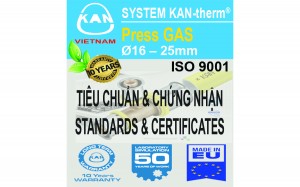 Tiêu chuẩn & Chứng nhận chất lượng Ống nhựa phức hợp đa lớp PE-RT/Al/PE-RT cho hệ thống GAS | KAN-therm®