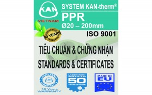 Tiêu chuẩn, chứng nhận chất lượng ống nhựa PPR nhập khẩu EU - GERMANY & POLAND | KAN-therm®