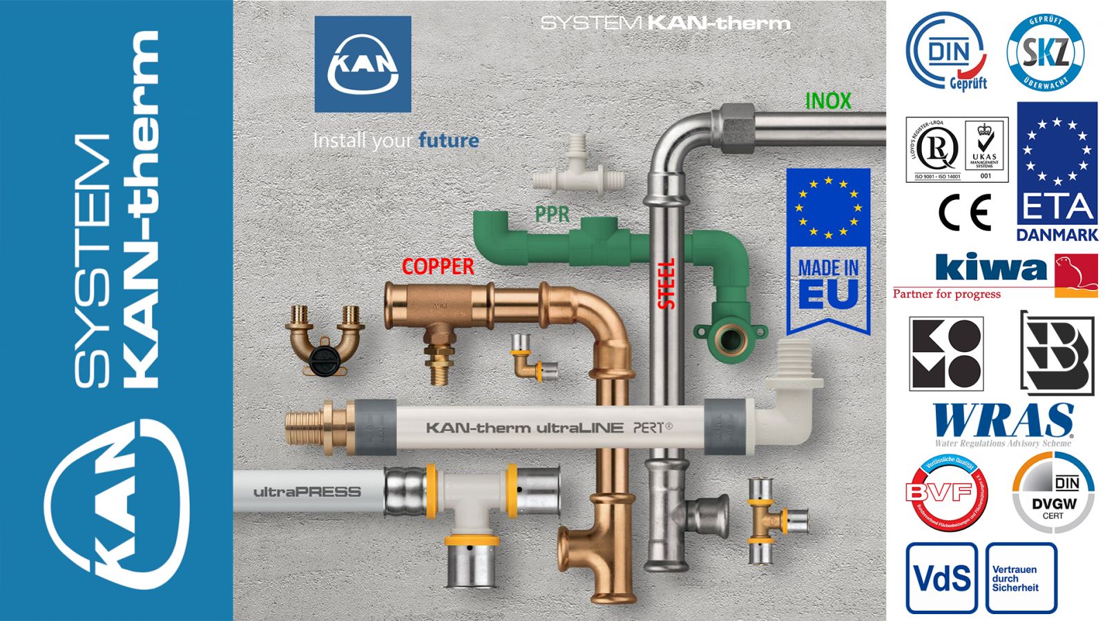 KAN-therm - Ống nhập khẩu EU