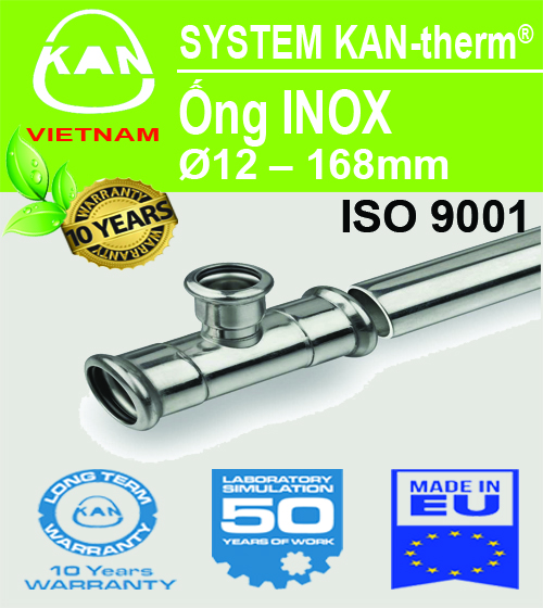 KAN-therm: ống INOX nhập khẩu EU